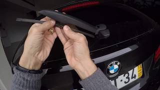 How do you Change Wiper Rear of BMW Serie 3 F30 F31 