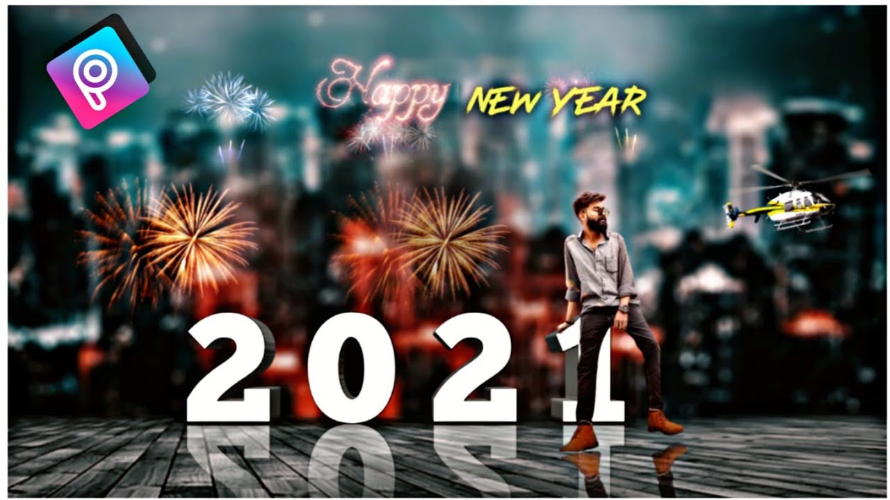 Happy New year photo editing 2021 New year editing Happy New year 2021  photo editing PicsArt 2021 - YouTube