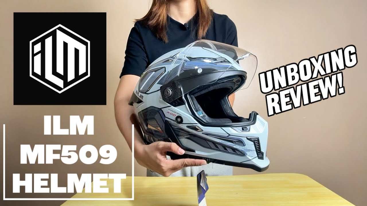 ILM MF509 HELMET UNBOXING/REVIEW Langga Gail #ilmracing #ilmhelmets