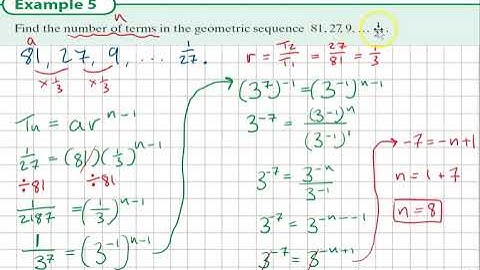 LC HL Geometric Sequences Example 5