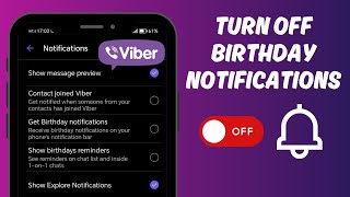 How to Turn Off Birthday Notifications on Viber screenshot 1
