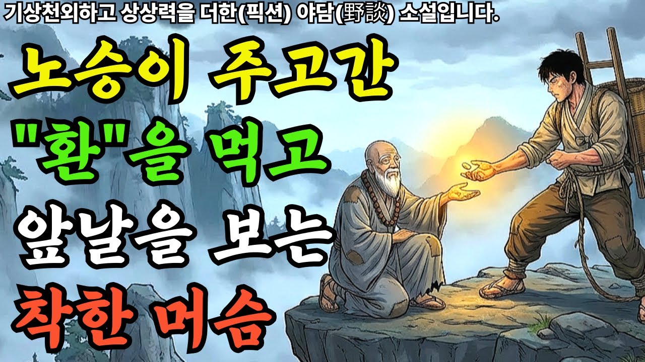 노승이 준 환을 먹고 앞날를 보는 '제3의 눈'을 뜨게 되지만, 그 능력 때문에 사람들에게 이용당하고 짐승 취급을 받습니다