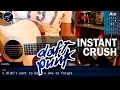 Cómo tocar "Instant Crush" de Daft Punk en Guitarra Acústica (HD) Tutorial - Christianvib