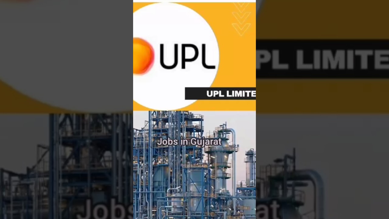 UPL LIMITED JOBS IN GUJARAT // DIPLOMA CHEMICAL ENGINEERING