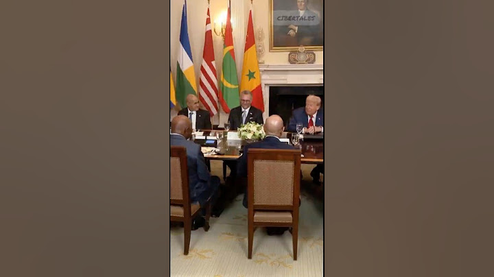 Liberian president left Trump speechless #cybertales #ushistory #AfricanAmerican