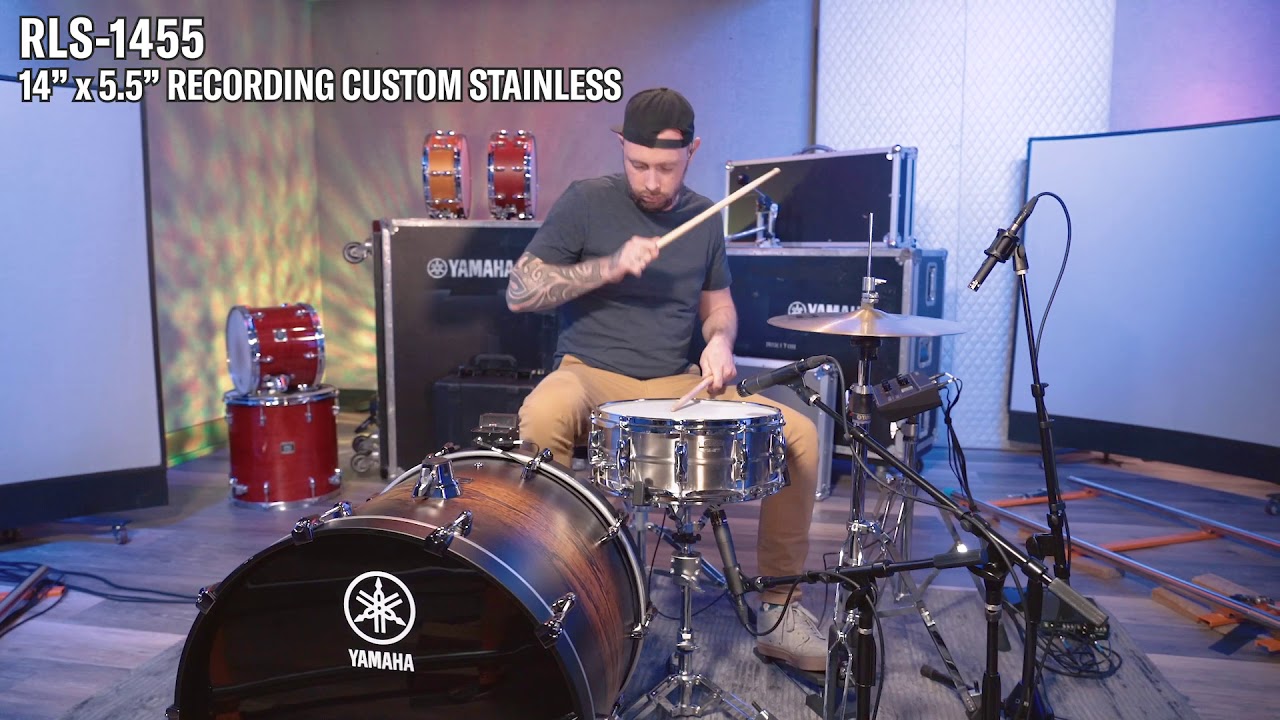 music instruments name Yamaha Stainless Steel 14” x 5.5” Vs. Aluminum 14” x 5.5” Snare Drum Comparison