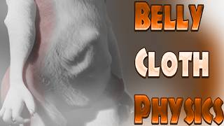 Sergal Belly Test (Vore Animation) |  Progress with  Blender Cloth Physics