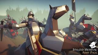Stylized Medieval Army Pack – Low Poly Characters & Units / Trailer 1