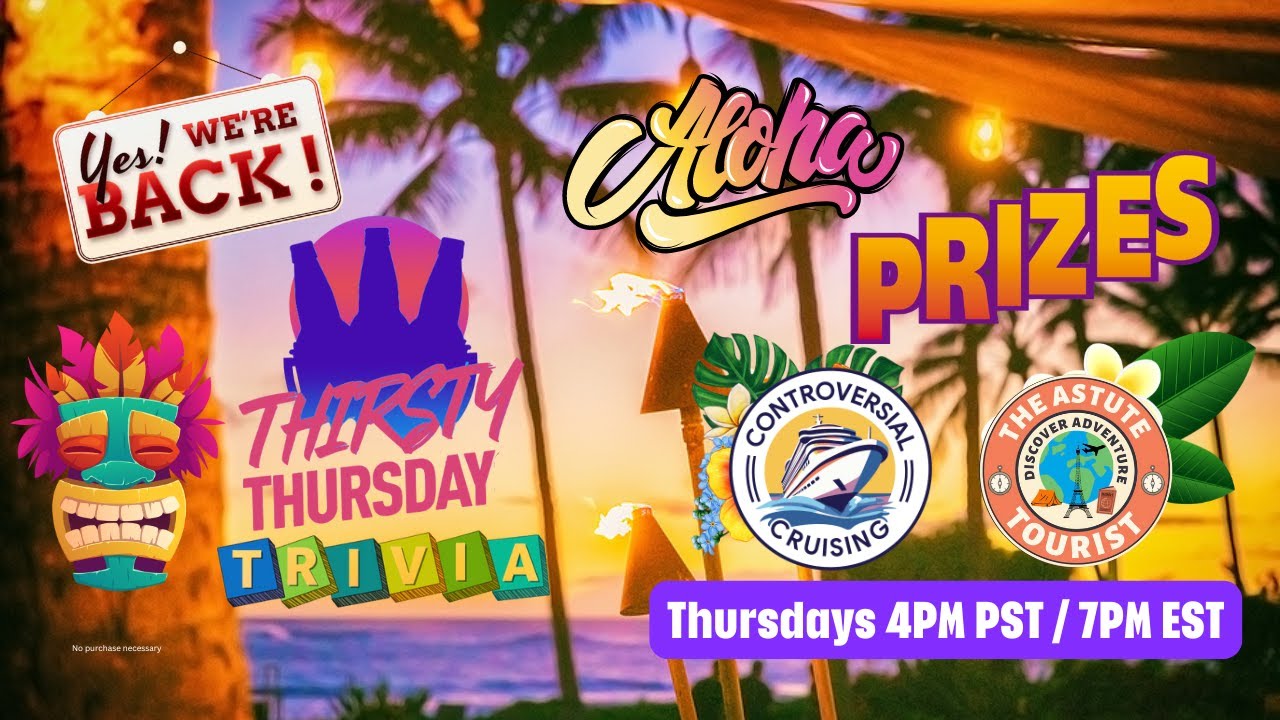 Thirsty Thursday Trivia - Hawaii Edition!