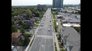 Toronto Construction: Evans Avenue - Single Lane Closure - QEW Underpass Bridge Rehab.| DJI Mini 2