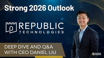 Republic Technologies (DOCT) CEO Daniel Liu Provides 2025 Review & 2026 Outlook