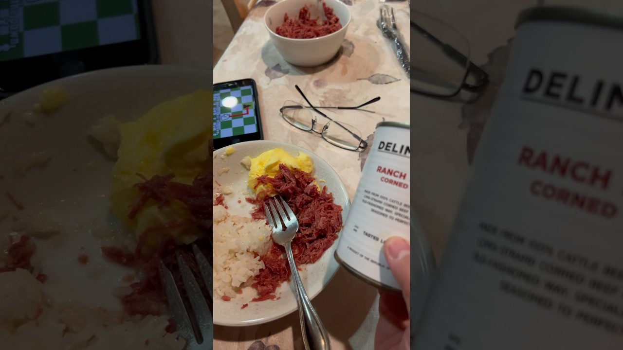 Delimondo Corned Beef Review - Dad Bugging his son