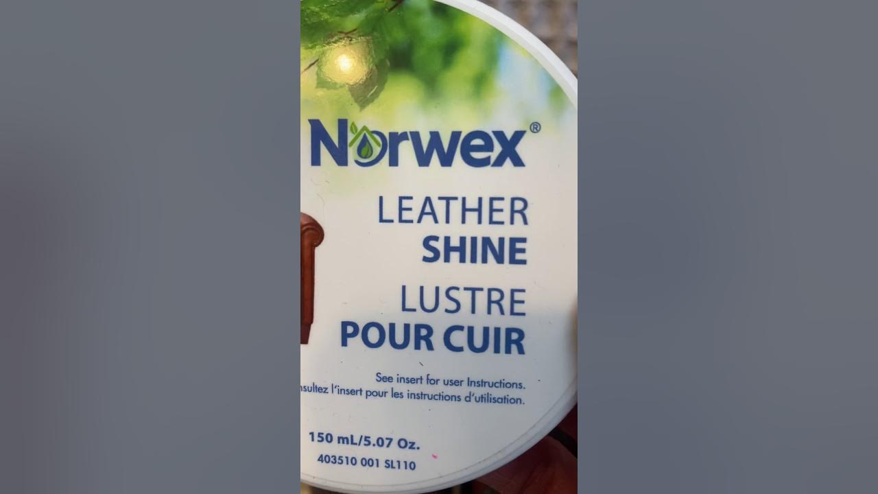 Norwex leather shine YouTube