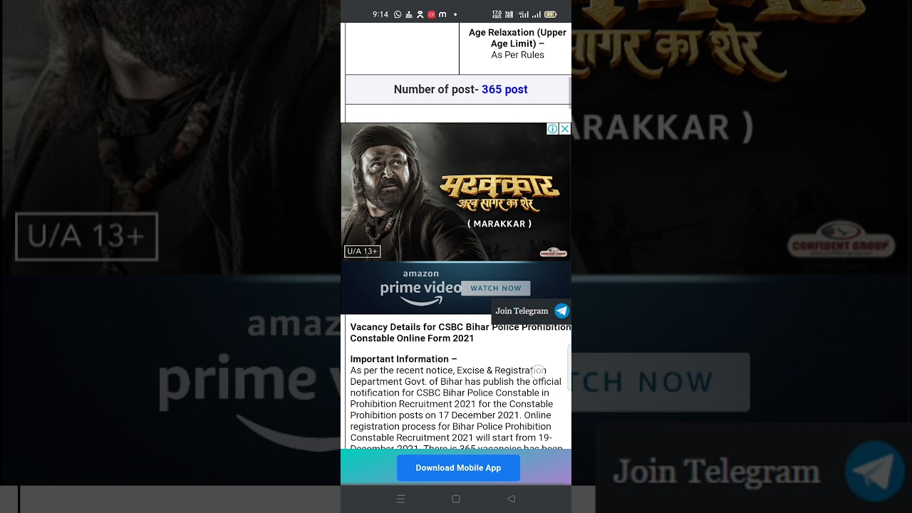 CSBC Bihar Police Prohibition Constable online from 2021
