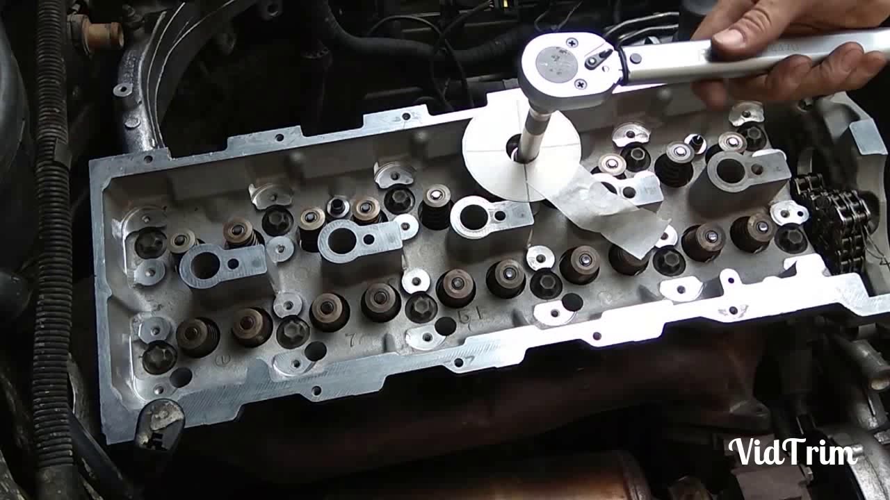 Mercedes Cdi W203/211/210 /163 Правильная Затяжка Болтов Головки Блока ...