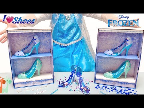 Disney Frozen Elsa Shoe Store Playset , Decorate Shoes : I Love