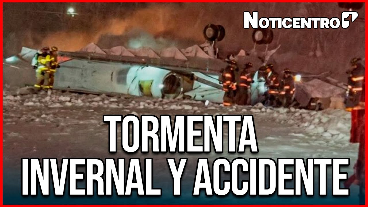 Accidente aéreo en EE. UU. jet con 8 a bordo cae en plena tormenta y hay alerta | Noticentro