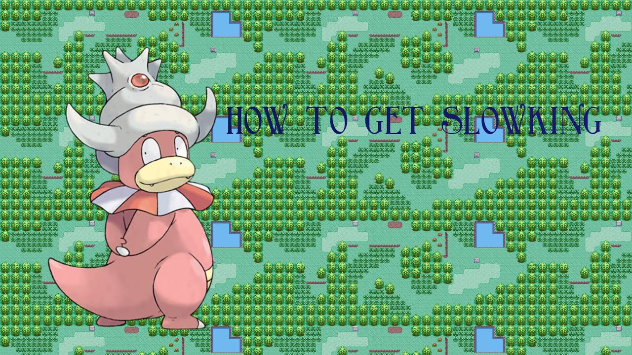 How to get slowking on pokemon indigo - YouTube