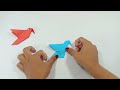 Paper asmr | origami Bird | Paper hummingbird | how to make a paper bird | papercrafts | crafts