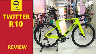 TWITTER R10 RS DISC 2022 Aero Carbon | Road Bike Malaysia Basikal Sepeda Review [ENGSUB]
