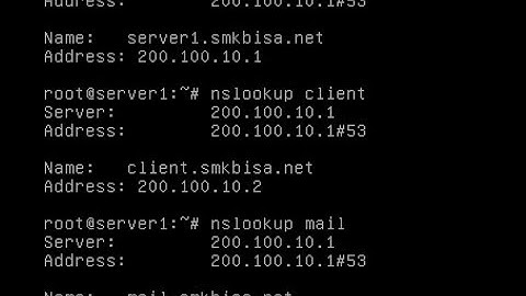 Konfigurasi DNS Server di Debian 9   | Linux Environtment