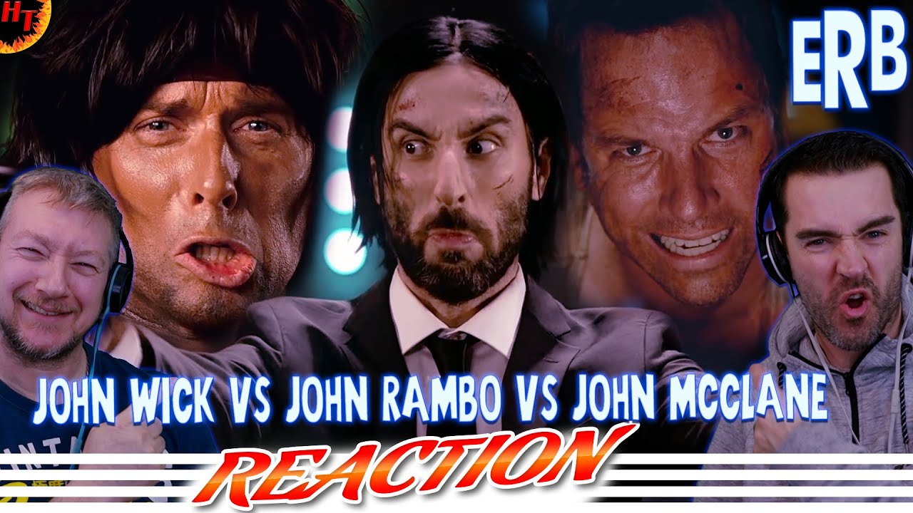 ERB Reaction! John Wick vs John Rambo vs John McClane Epic Rap