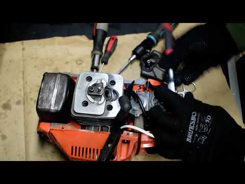 Carburettor and air filter installation | Husqvarna 44 chainsaw - YouTube