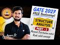 Structure Analysis Moment Distribution Method Part - 2 | GATE 2027 Free Bootcamp By Apoorv Patodi