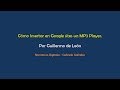 Insertando un MP3 Player en Google Sites