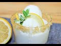 GELATO AL LIMONE SENZA GELATIERA lemon ice cream