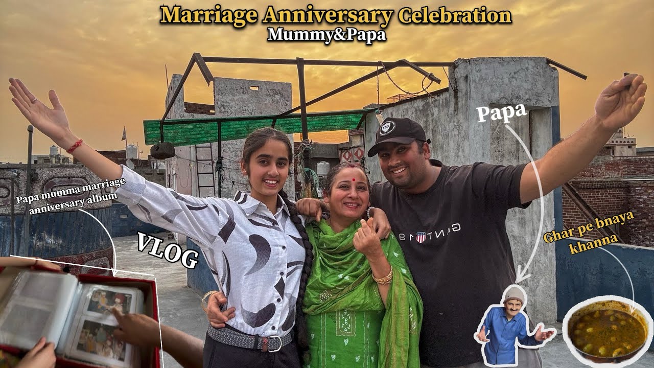 Mummy Papa Ki Anniversary Par Sabse Bada Surprise 😱| Ghar Pe Banaya Special Dinner 🎉|VLOG279|