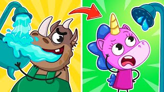 Scary Water Monster! | Who Stole the Water?!🧙🌊 | Teeny Mimi🦄