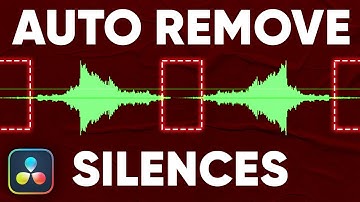 Automatically Remove Silences in DaVinci Resolve