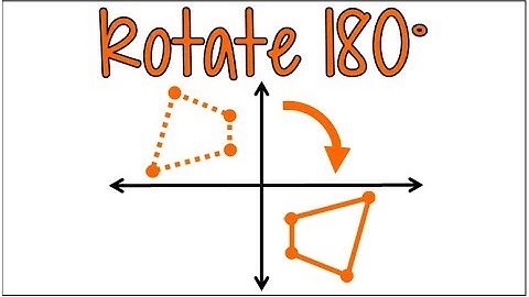 How to Rotate a Shape 180 Degrees About the Origin on the Coordinate Plane
