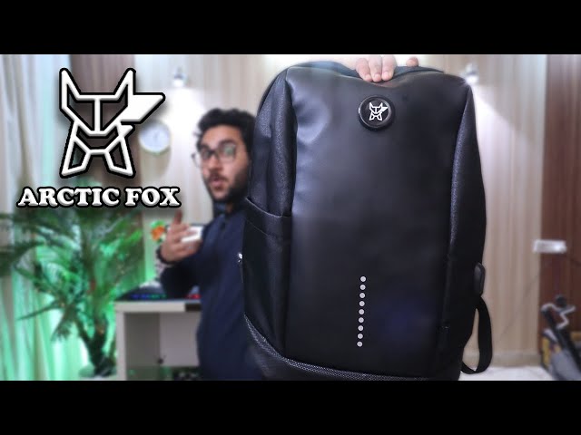 Arctic Fox Slope AntiTheft Black Laptop bag and Backpack  Arctic Fox India