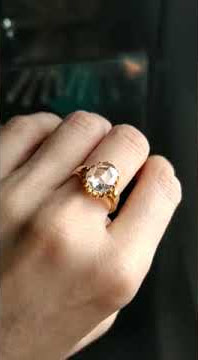 Gem Gardener: Antique 1.6ct Rose Cut Diamond Ring 18K