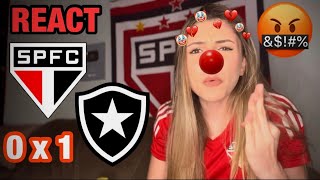 SOMOS PALHAÇOS MESMO! REACT- SÃO PAULO 0 x 1 BOTAFOGO