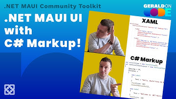 No XAML? No Problem! Create Your .NET. MAUI UI in Code with C# Markup!