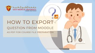 How to Export Question from Moodle as PDF for course file preparation