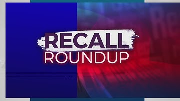 Recall Roundup: Nov. 1, 2021