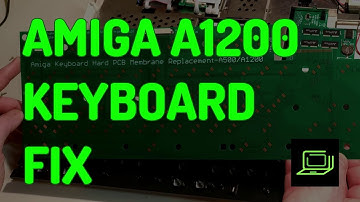 Amiga A1200: Introduction and Hard Membrane Keyboard Upgrade