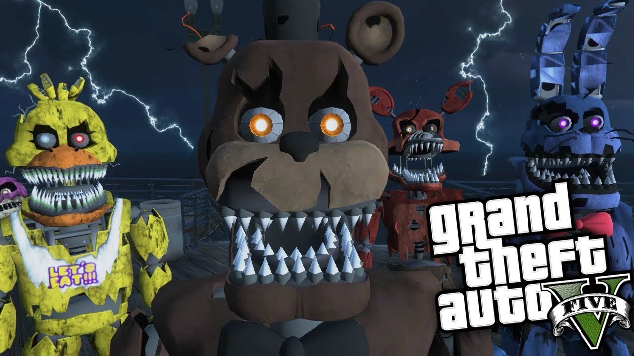 GTA 5 PC MODS Five Nights At Freddy's MOD ▻ Grand Theft Auto 5 PC
