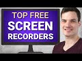 💻 5 Best FREE Screen Recorders - no watermarks or time limits
