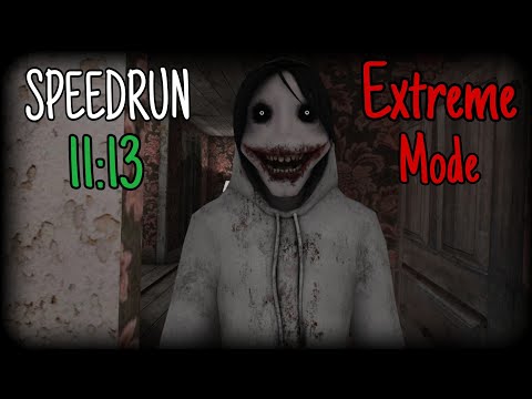 Jeff The Killer: Horror Game / Speedrun in Extreme Mode