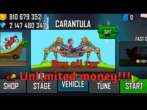 Buy All Car!!! And Unlimited Money!!!Hill Climb Racing Mod Apk Gameplay