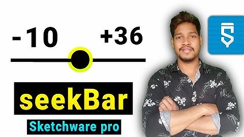 seekbar progress minus and Plus progress bar change in sketchware pro  hindi  videos  Aauraparti