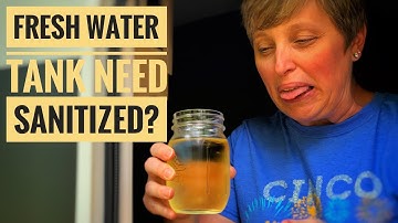 Sanitizing our Fresh Water Tank in our NuCamp T@B 400 RV