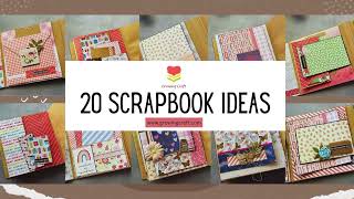 20 DIY Scrapbook layout ideas for birthday scrapbook #journal  #scrapbook #papercrafts #diycrafts