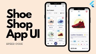 Flutter UI - Shoes Shop App | Speed Code | with Source Code🔥🔥 screenshot 2