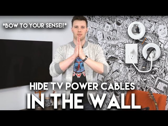 Echogear TV Cable Hider for Wall Mounted TV - 48 Long Cord Raceway Can Be Cut to Any Length - Cable Cover Installs on The Wall in Minutes with A